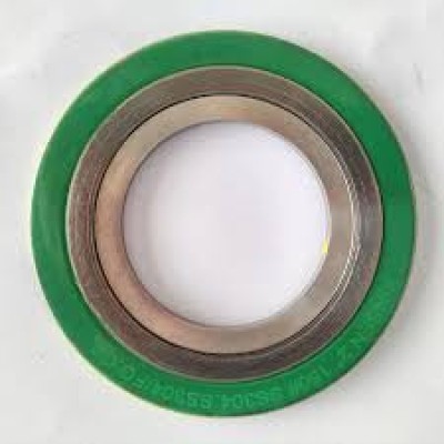 SPW Gasket SS316 winding, Graphite Filled, SS316 inner ring + CS Outer ring