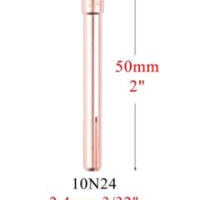 TIG WELDING COLLET-2.4MM, For WP-17 18 26 type TIG welding torches