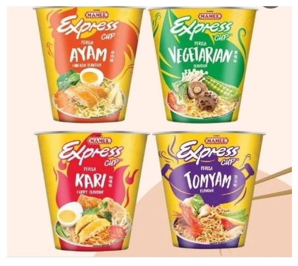 MAMEE EXPRESS CUP (CURRY, CHICKEN, TOM YAM & VEGETARIAN)