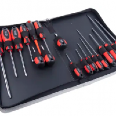 RS PRO Engineers Phillips, Pozidriv, Slotted Flared, Slotted Parallel Screwdriver Set, 18-Piece