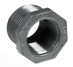 2" x 1  /  2" +GF+ PVC SCH. 80 REDUCER BUSHING FLUSH STYLE ( MPT x FPT )