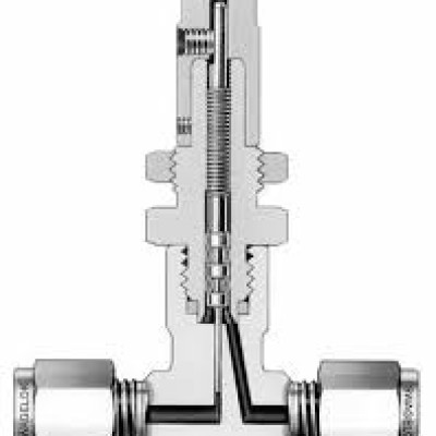 Swagelok Stainless Steel Low Flow Metering Valve, 1 16 in - SS-SS1