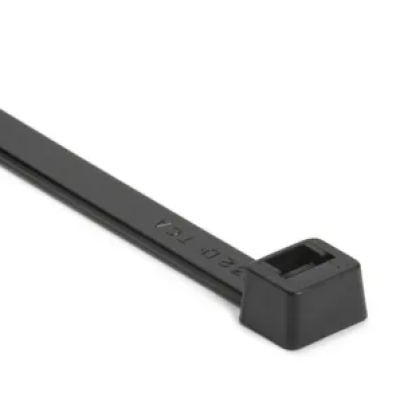 *HellermannTyton Cable Tie Inside Serrated 111-08210, 305mm x 4.7 mm, Black Polyamide 6.6 (PA66) [100s]