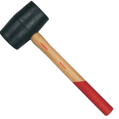 Kennedy Wooden Handle Rubber Mallet 680g