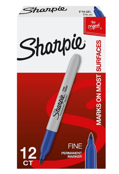 Sharpie Markers Blue (12pcs      /      box)