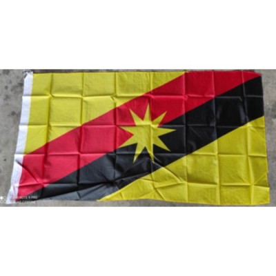 Sarawak Flag, Size 2'x4', material: Polymesh