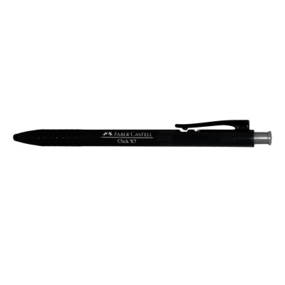 PEN- FABER CASTELL 1422 CLICK X7 BALL PEN, BLACK