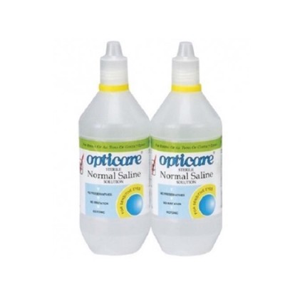 OPTICARE NORMAL SALINE SOLUTION 2X120ML