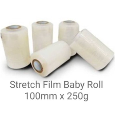 Clear Baby Stretch Film,  100mm x 250g