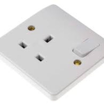 Socket Outlet,  Single,  13A, 230-240 VAC MK Model : 2757