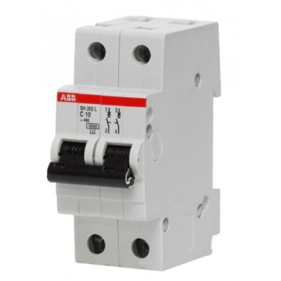 ABB System Pro M Compact S200P MCB, 2P Poles, 16A Curve C - 2CDS282001R0164 S20C 16A - 25 KA