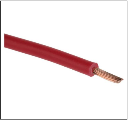 Red 1.5 mm² Hook Up Wire, 30      /      0.25 mm, 100m