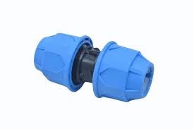 STRAGHT COUPLER, 1  /  2", COMP. TYPE, PN16, HDPE