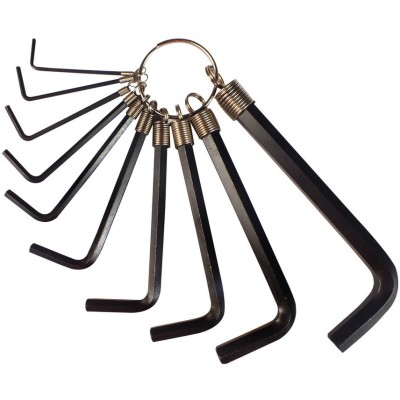 Stanley 69-213 Hex Key Set Ring 10 Piece 1.5-10mm