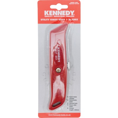 Kennedy Retractable, Trimming Knife, Steel Blade - KEN5370510K