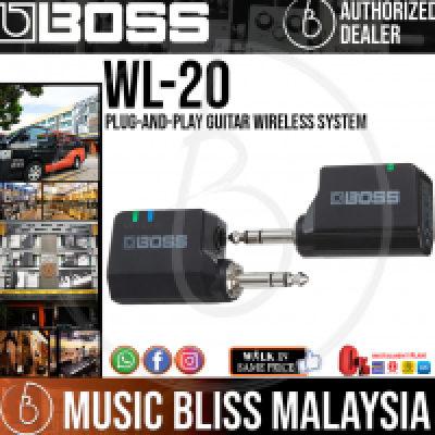 Boss WL-20 Digital Wireless Guitar System with Cable Tone Simulation 9202 SST 5%