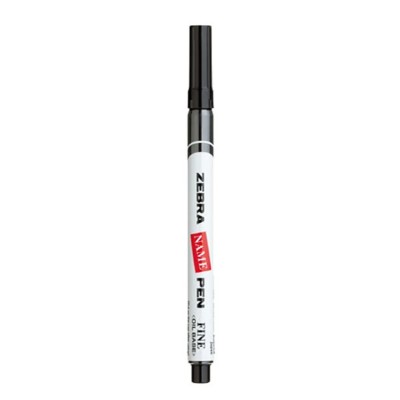 ZEBRA NAME PEN (FINE-OIL BASE) Marker -BLACK