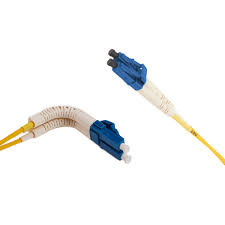 90° LC to 90° LC Fiber Optic Cable