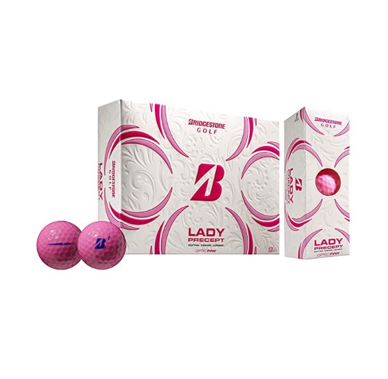 Bridgestone Lady Precept Optic Golf Ball (Pink)