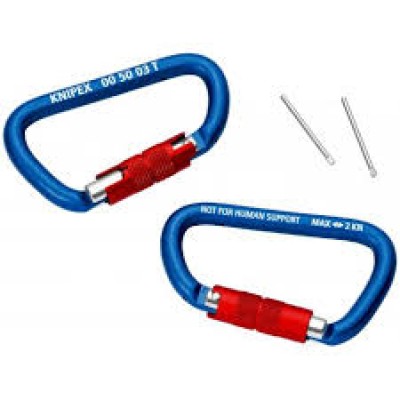 KnipexKNIPEX TT Screwgate Carabiner Set