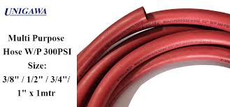 UNIGAWA STEAM HOSE 210 (RED) 1  /  2" 15M