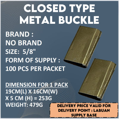 CLOSED TYPE  METAL BUCKLE