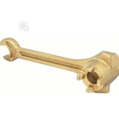 "Drum Bung Wrench Fits Many 2-In Or 3 4-In Bung, Brass Alloy Manufacturer; Justrite, P N; 08805"