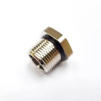 CCG Metric Brass Nickel Plated Plug Exde IIC c w sealing gasket M20