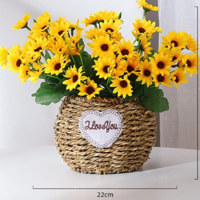 Artificial Potted Flower -  Small Sunflower(C-2)