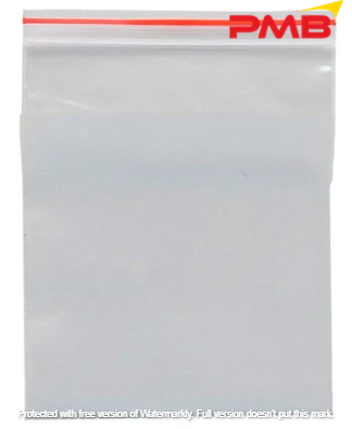 4" X 6" ZIPLOCK PLASTIC CLEAR BAG (0.04THK), 100PCS      /      PKT