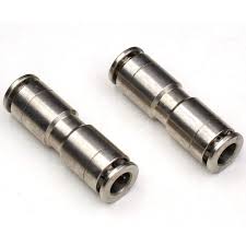 1  /  4 Union Straight Push to connect fittings Stainless Steel Pneumatic Push Connectors, CEKER 1  /  4" x 1  /  4" OD Tube Quick Connect Fittings Air Line Fittings for 1  /  4 inch Tube