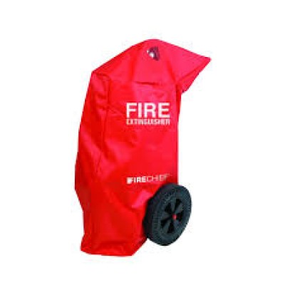 Heavy Duty Canvas Cover for Wheeled 50 KG Dry powder fire extinguisher HT 48 x WD36xLG30