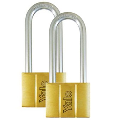 YALE Brass Pad Lock 264 (Long Shackle) Size: 40mm