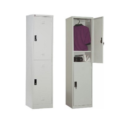 OKADA S114 C Metal Locker Cabinet (2 Door)   Almari Besi Pakaian   Locker Asrama   Loker Besi   Metal Cabinet