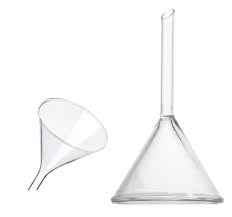 Glass Funnel 150mm ( Brand NICE)