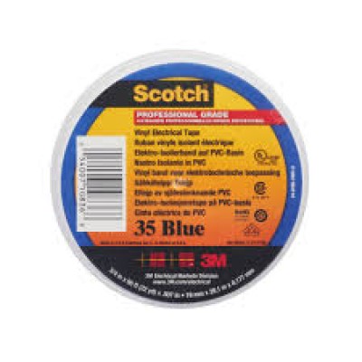 Tape, Electrical, Blue, Scotch, 3M