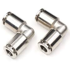 1  /  4 Union Elbow Push to connect fittings Stainless Steel Tube Fittings Push Connectors, CEKER 1  /  4" x 1  /  4" OD Tube Quick Connect Fittings Air Line Fittings