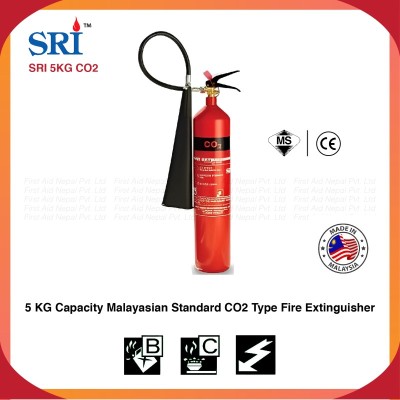 FIRE EXTINGUISHER CO2 CS 5KG RED MS STD