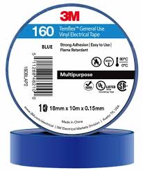 3M 1710 VINYL ELECTRICAL TAPE (18MM X 10M), Blue