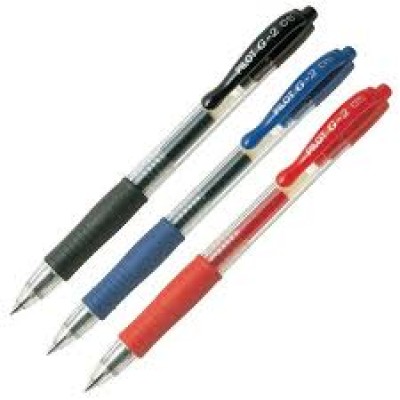 PEN- PILOT G2 GEL 0.5 BLACK BLUE