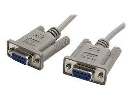 CABF010 Null-Modem Serial Cable ( not straight cable) Model : CABF010