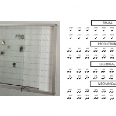 KEY PANEL WITH ALUMINIUM FRAME CABINET