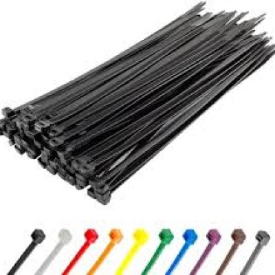 Cable ties, Nylon, 400mm x 7.6mm, 100 pc pack