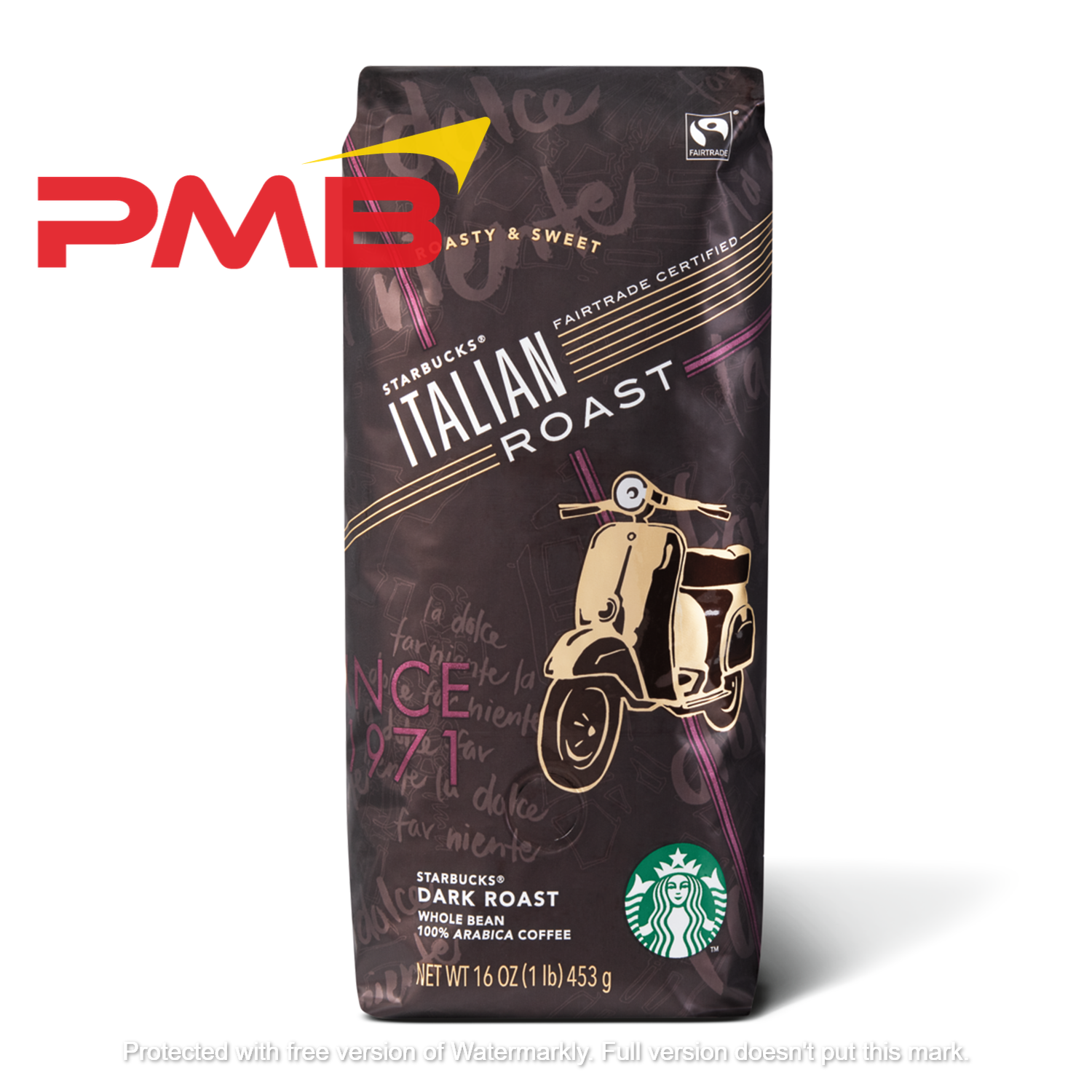 STARBUCKS ITALIAN ROAST WHOLE BEAN 250G-DARK ROAST (DELIVER TO LABUAN ONLY)