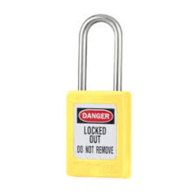 MASTER LOCK ZENEX PADLOCK KEY DIFFERENT,  YELLOW