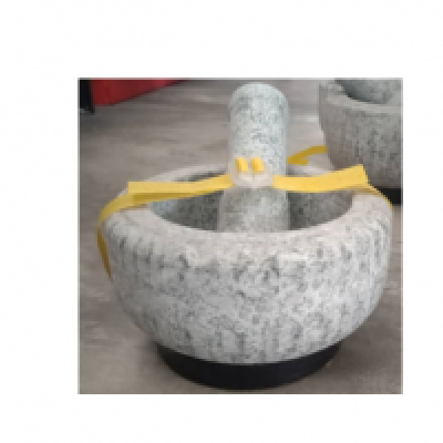 Mortar Stone with Pestle, diameter 14.5cm