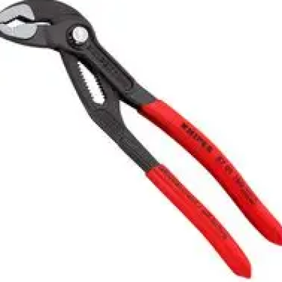 KNIPEX 87 01 180Pliers, Slip Joint, 180mm Overall Length, Cobra Adjustable Grip Water Pump, 42mm Capacity