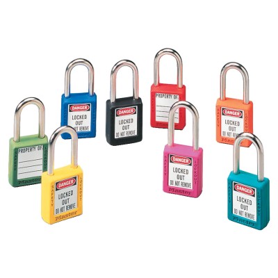 BRADY Nylon Lockout Padlocks (PACK OF 6) YELLOW