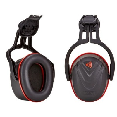 MSA 10190358 V-Gard Helmet Mounted Earmuff - SNR High 36dB