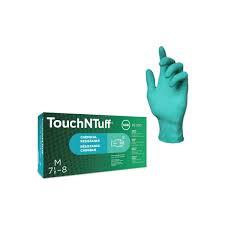 Disposable Nitrile Gloves TouchNTuff 92-600, Size 8